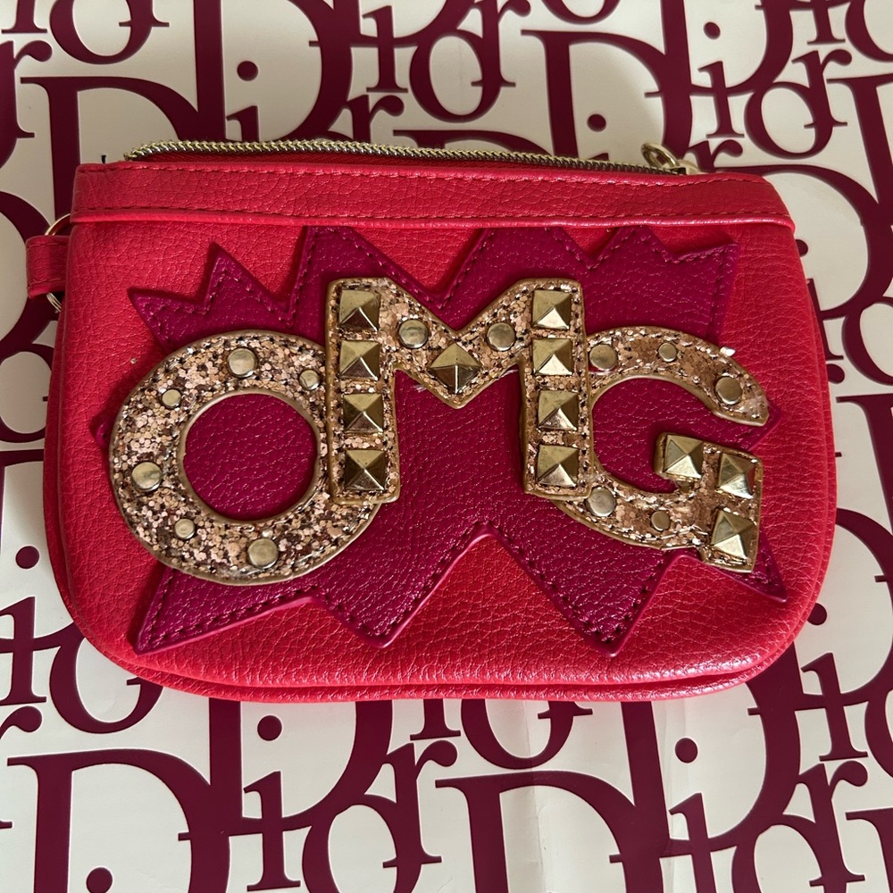 Betsey Johnson Coin Purse with Embellished Design